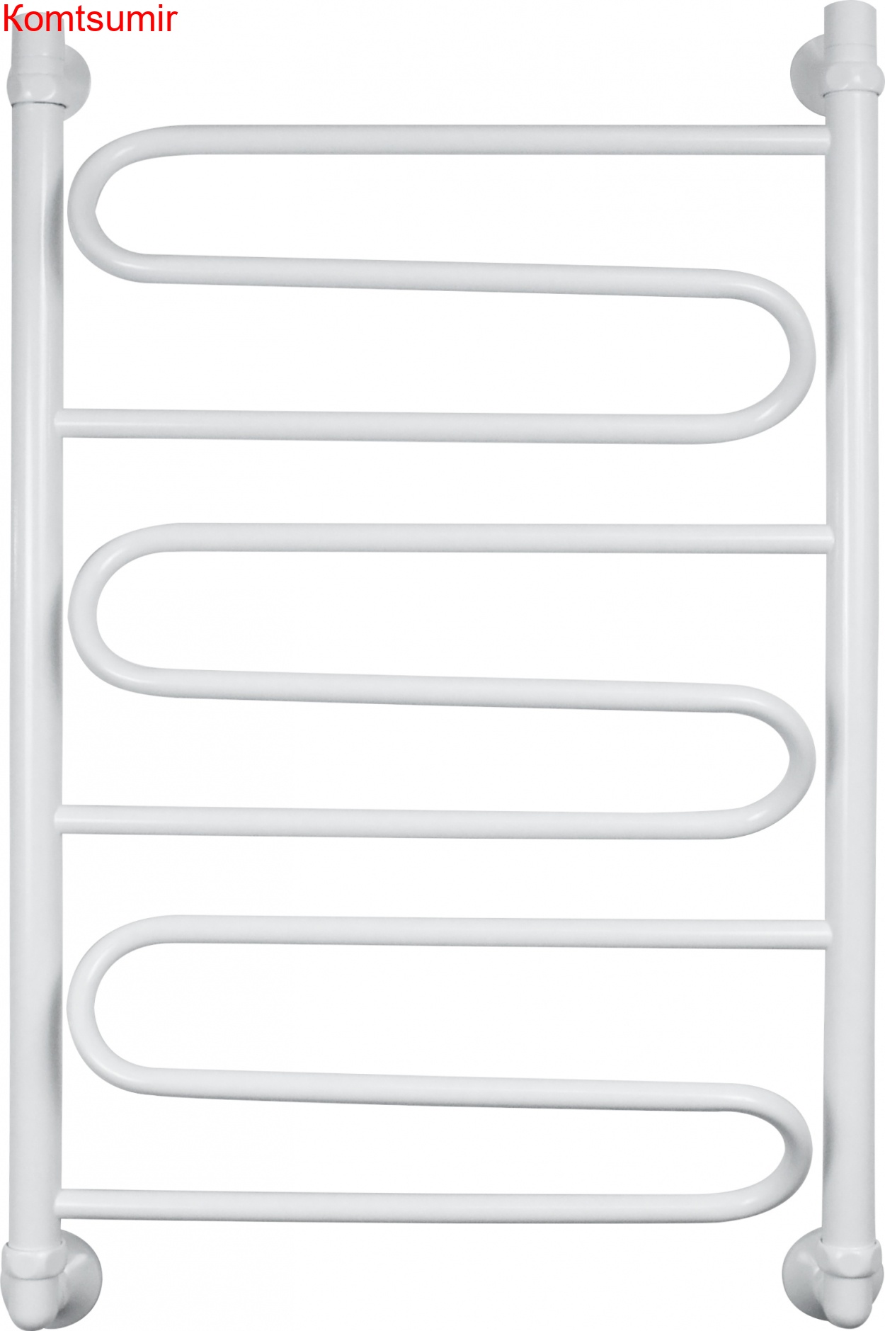 Полотенцесушитель водяной Двин W 80/50 1"-1/2" белый