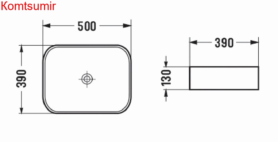 Раковина Azario накладная 500х390х130 цвет черный матовый (AZ-78109MB)