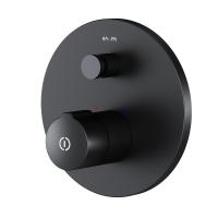 AM.PM F85A45722 X-Joy TouchReel смеситель д/ванны/душа, монтируемый в стену, чёрный, шт.