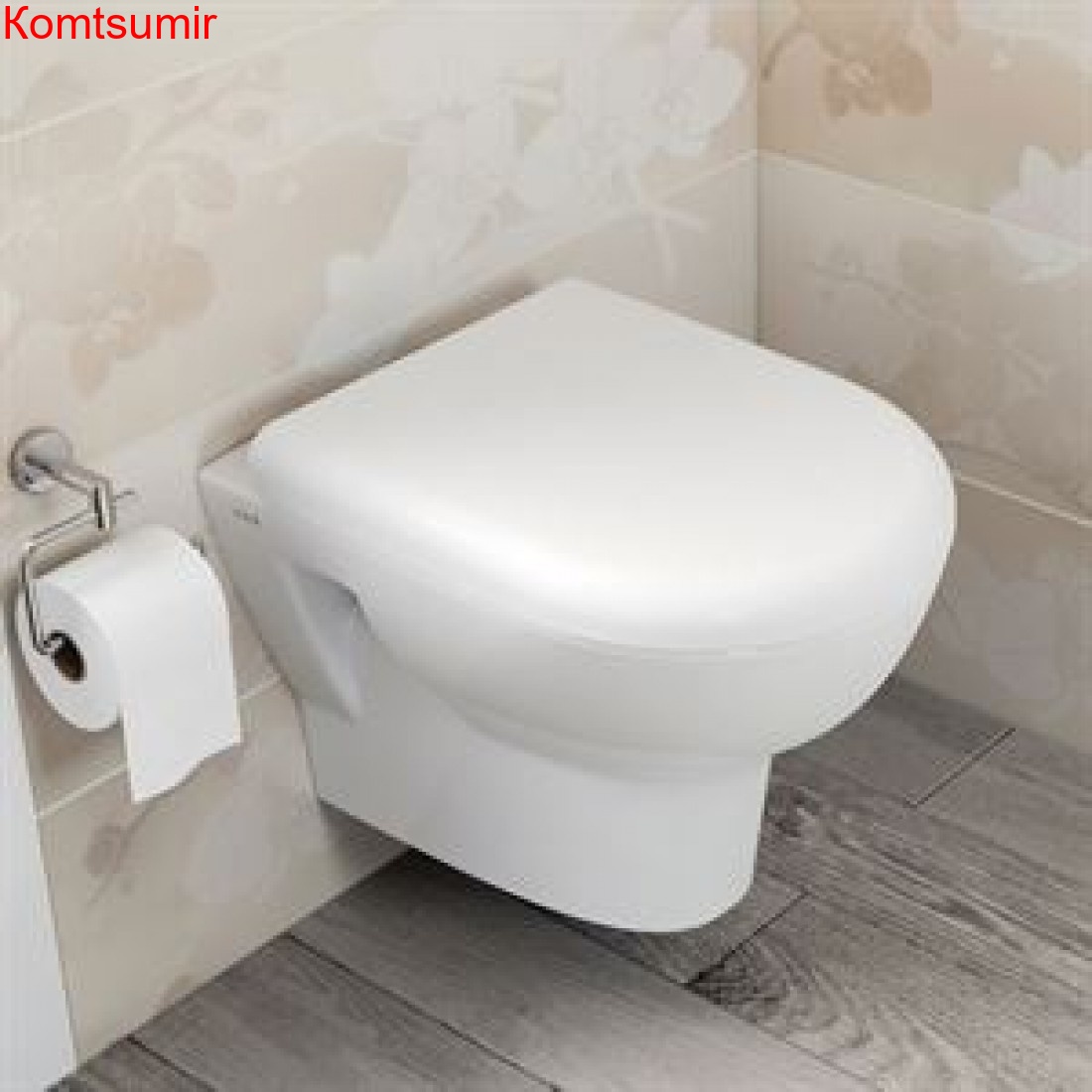 Унитаз подвесной VitrA Zentrum 55795B003-0075 безободковый с сиденьем