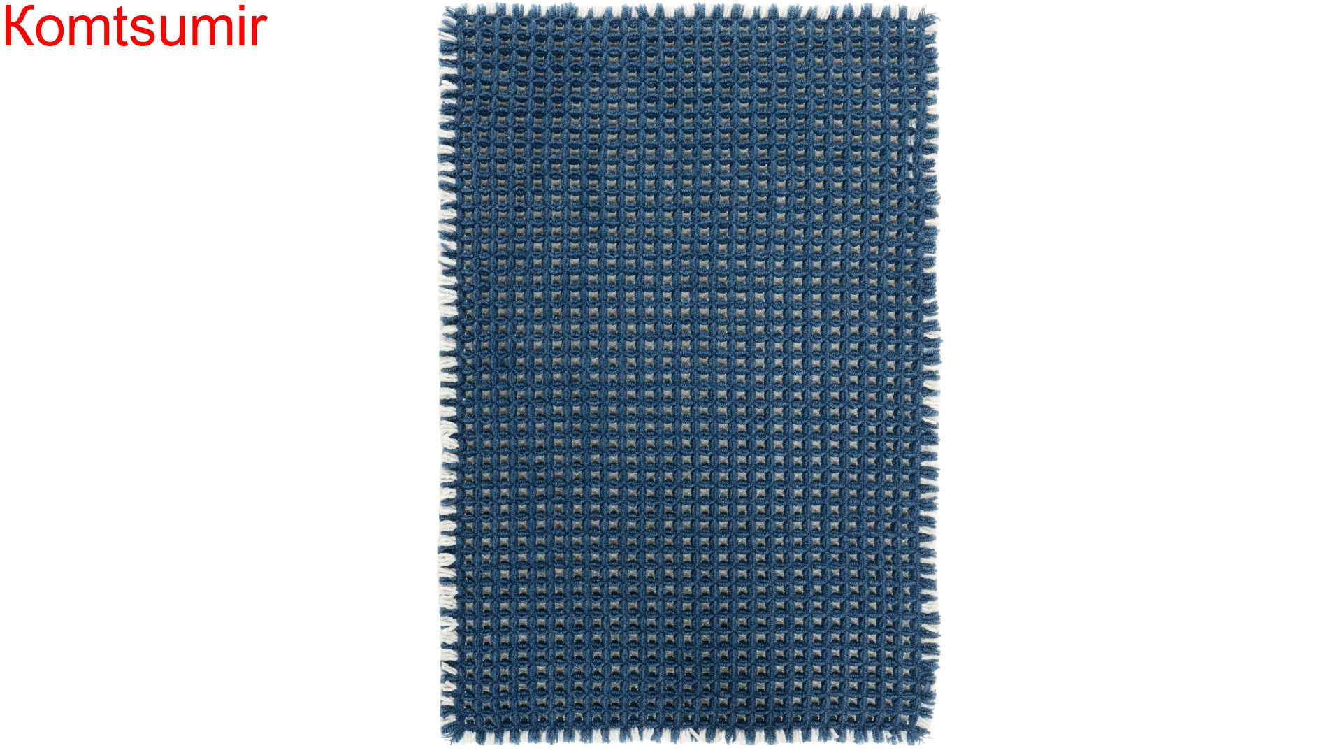 Коврик для ванной Fixsen Soft, синий, 1-ый (40х60 см), FX-4001C