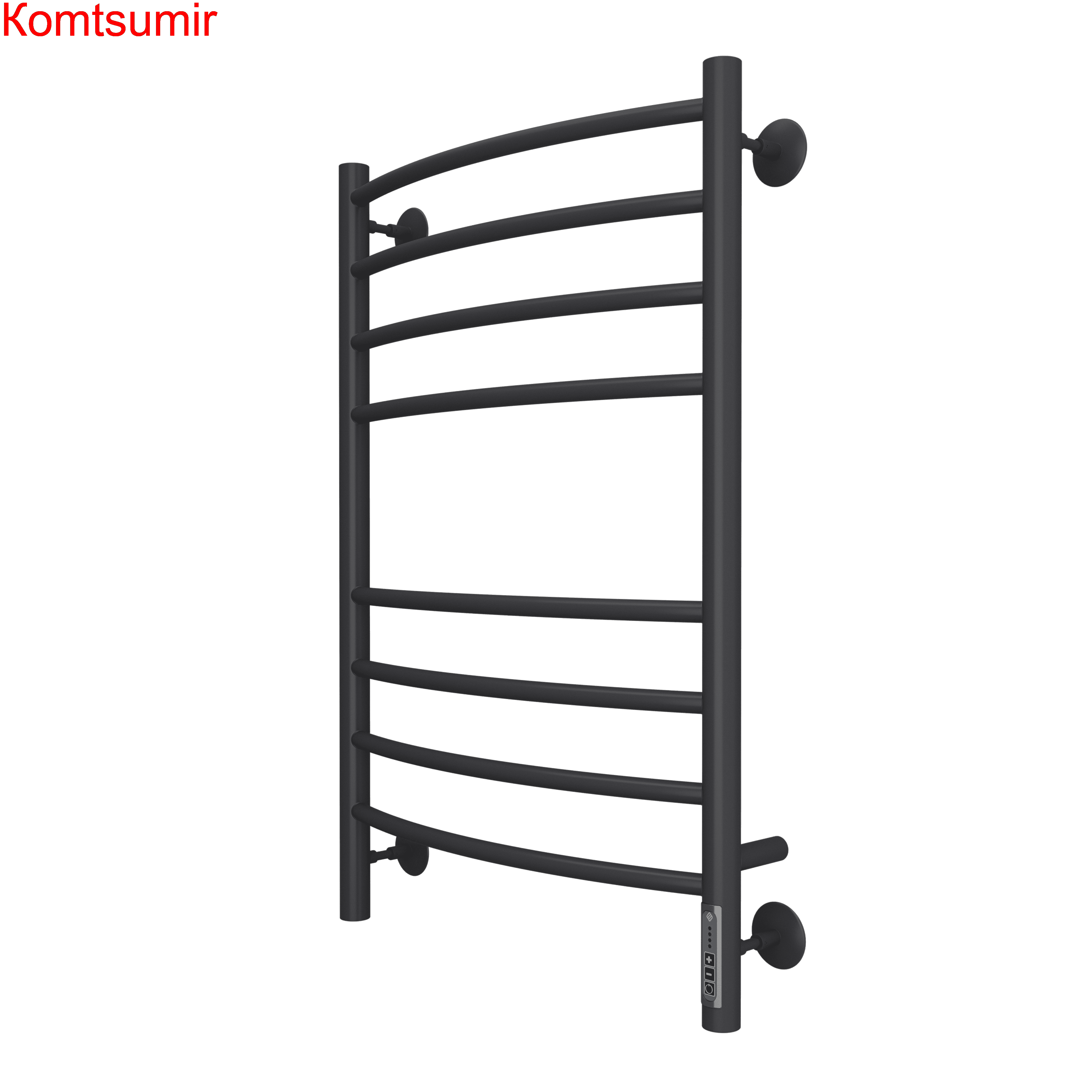 Классик П8 500х800 электро КС 9005 матовый  ( new встроен диммер) Полотенцесушитель TERMINUS