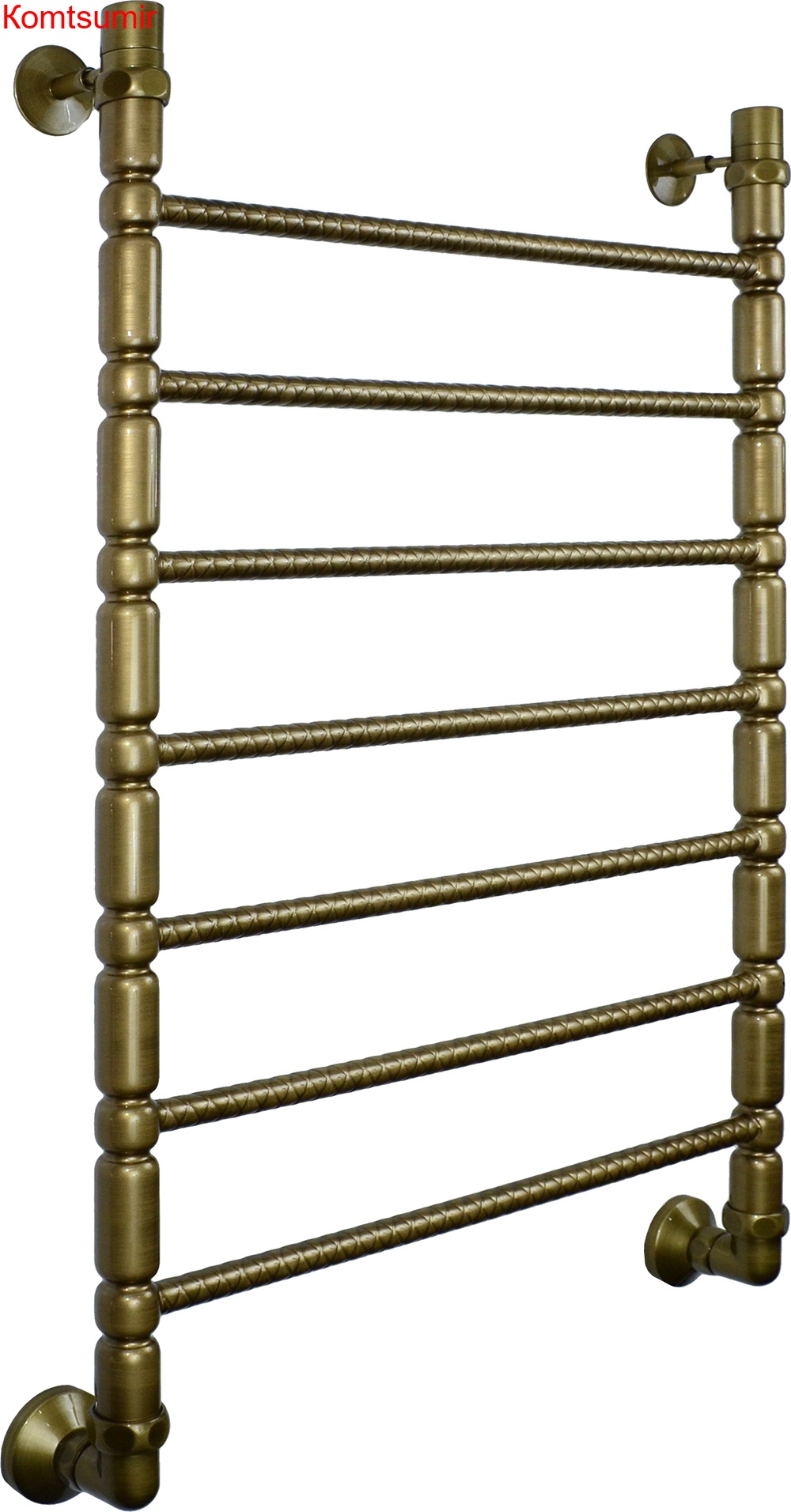 Полотенцесушитель водяной Двин Bubble 2 80/50 1"-1/2" состаренная бронза