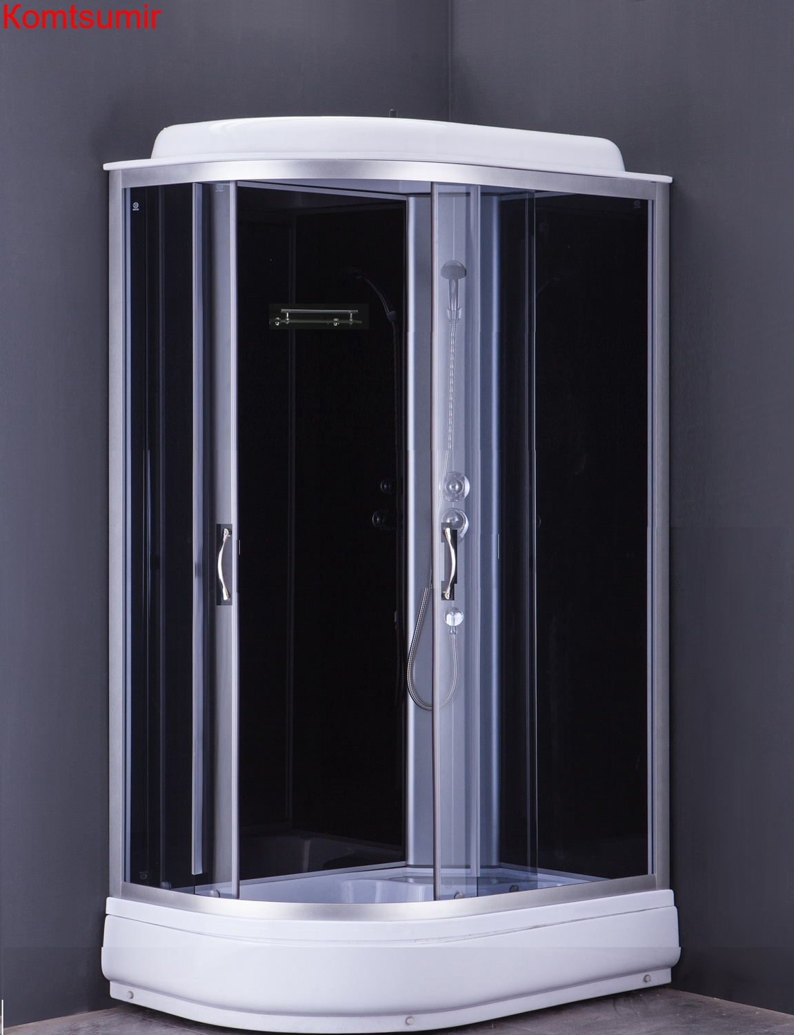 Душевая кабина LORANTO 120х80х215 правосторонняя, поддон 20 см, прозрачное стекло 4 мм, черная (CS-66120-20 R G) Душевая кабина LORANTO 120х80х215 правосторонняя, поддон 20 см, прозрачное стекло 4 мм, черная (CS-66120-20 R G)