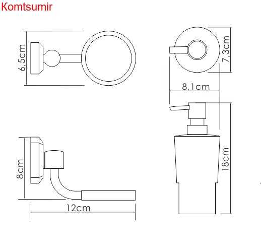 WasserKRAFT K-28199 Дозатор для жидкого мыла