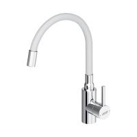 Dorff D3007633 Logic кухонный смеситель с гибким изливом, белый