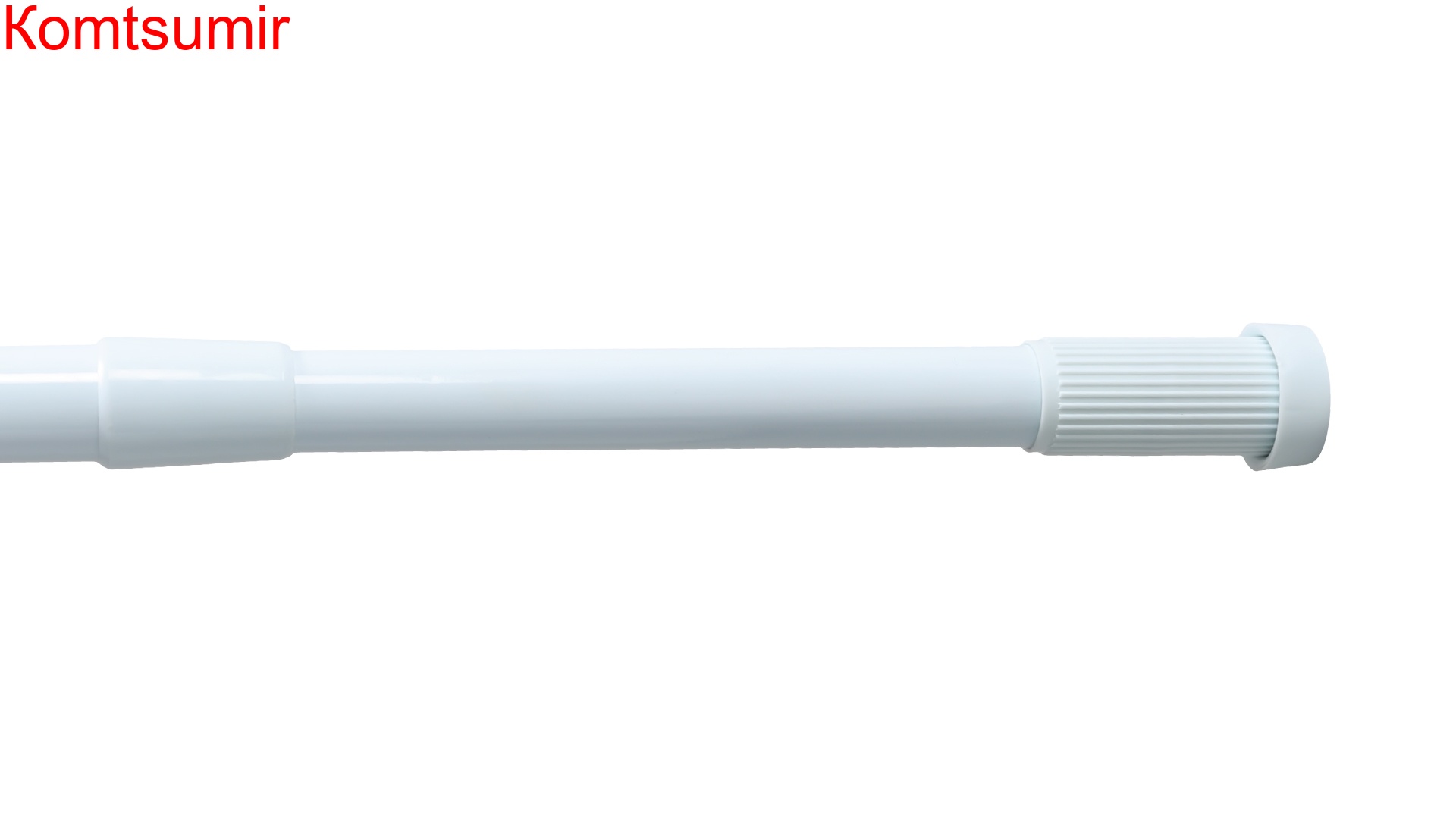 Карниз для ванной  раздвижной Fixsen, FX-51-013, алюминий-белый, 140-260 см.