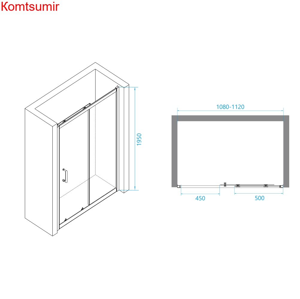 Душевая дверь RGW PA-14B 1100 Душевая дверь RGW PA-14B 1100
