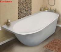 Ванна из искусственного камня Сastone Эдем с полкой 170x90 Ванна из искусственного камня Сastone Эдем с полкой 170x90