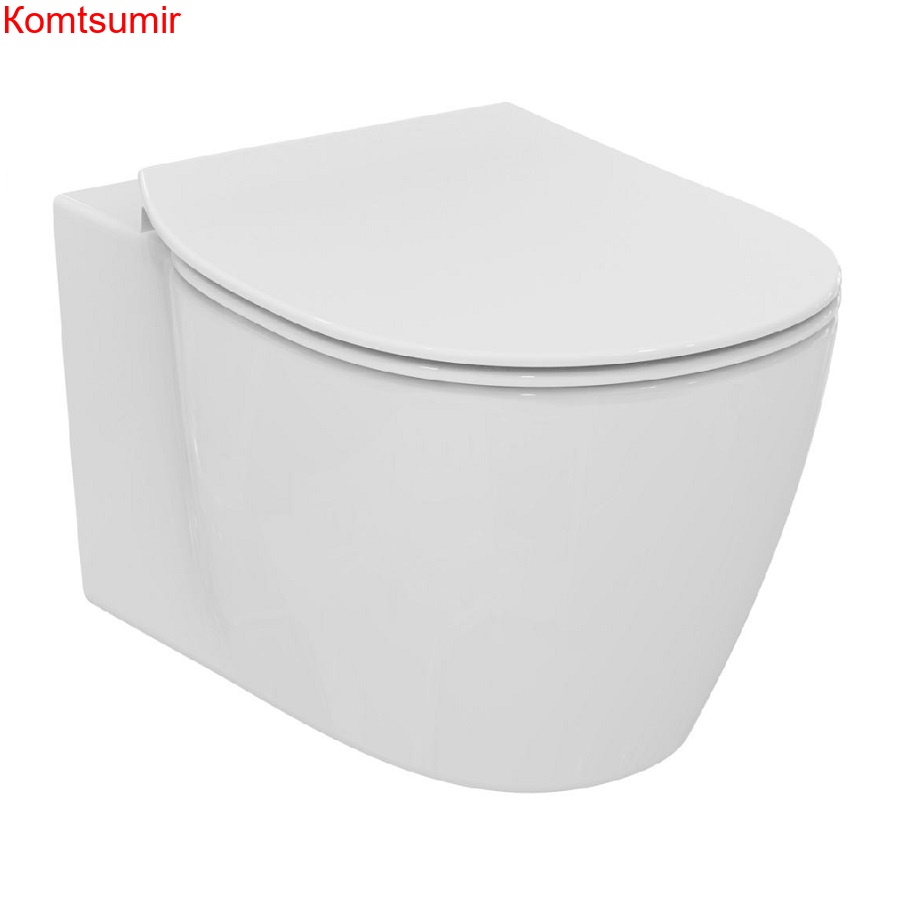 E047901 CONNECT AQUABLADE Подвесной унитаз с полностью скрытым креплением, с крепежом TT0299327. Без сидения и крышки. E047901