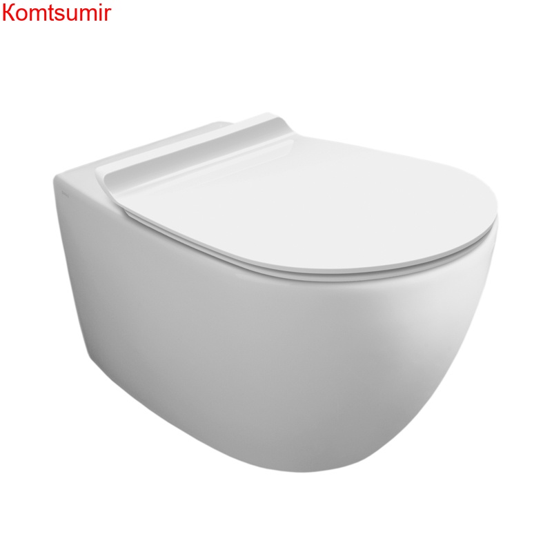 Унитаз подвесной Simas Vignoni "Rimless" 365х560х340 безободковый, с креплением F85, белый (VI18bi)