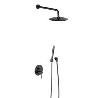 Damixa 936520300 Scandinavian Pure встраиваемая душевая система со смесителем для душа, черный