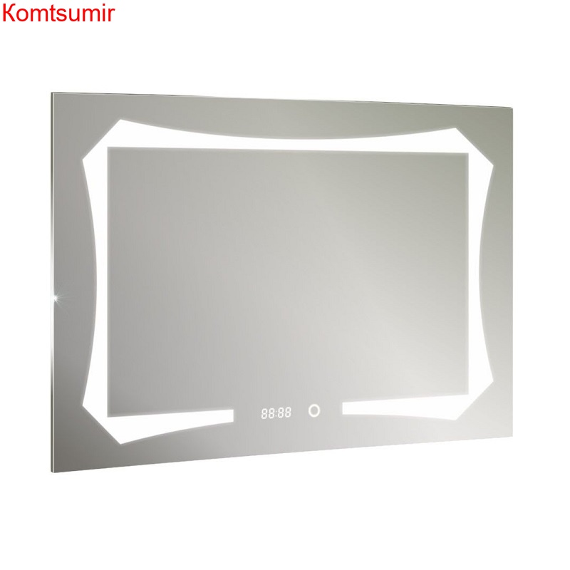 Зеркало Azario OTTO 800*600 сенсор выкл+часы