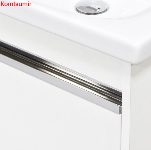 Тумба под раковину AQUATON Капри 60 подвесная, белая (1A230101KP010)