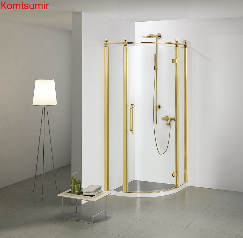 Душевое ограждение Azario ONTARIO 900*900*2000 R, без поддона, 8 мм