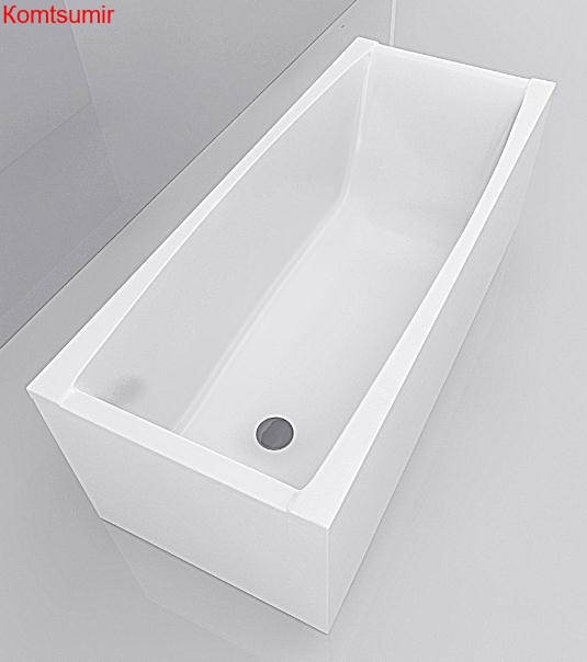 Ванна акриловая Santek Санторини прямоугольная 170х70 Ванна акриловая Santek Санторини прямоугольная 170х70