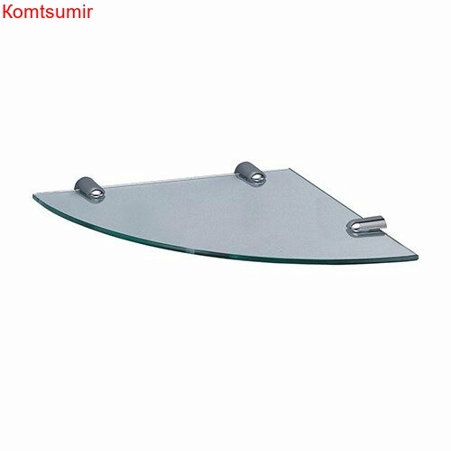 WasserKRAFT K-533 Полка  стеклянная угловая