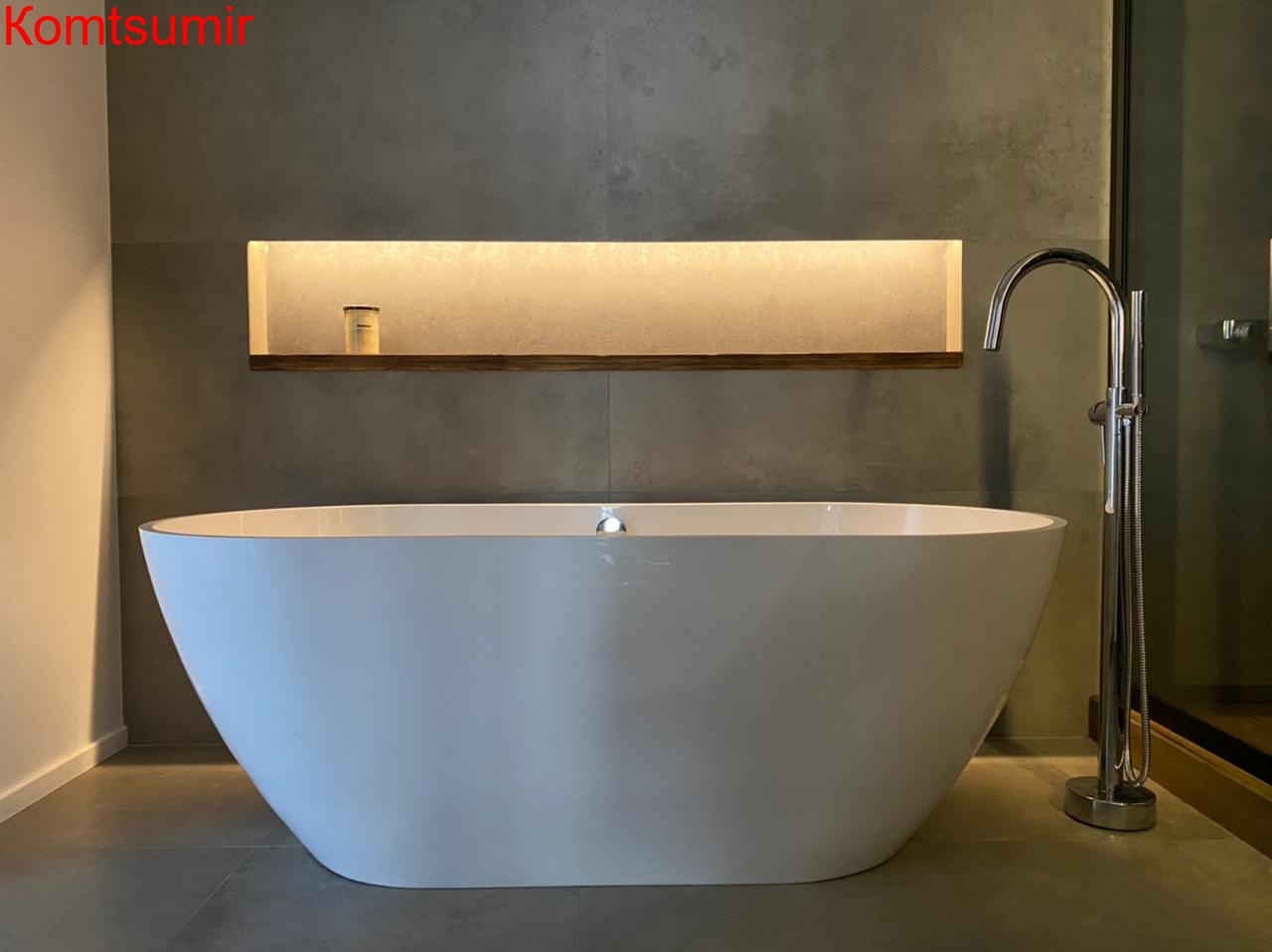 Veconi Ванна из литьевого мрамора Luciana 168 /780