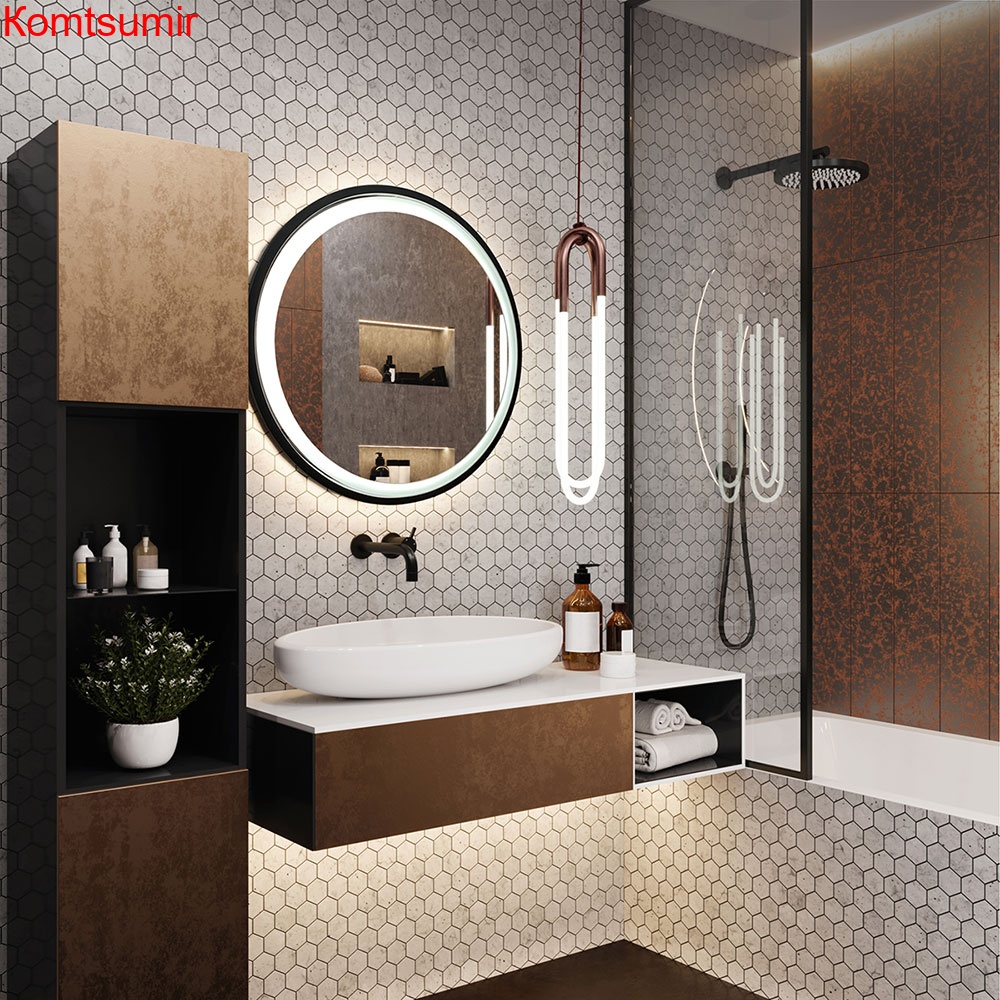 Зеркало AZARIO Манхэттен-лофт D700 рама пластик, сенсор выкл (LED-00002428) Зеркало AZARIO Манхэттен-лофт D700 рама пластик, сенсор выкл (LED-00002428)