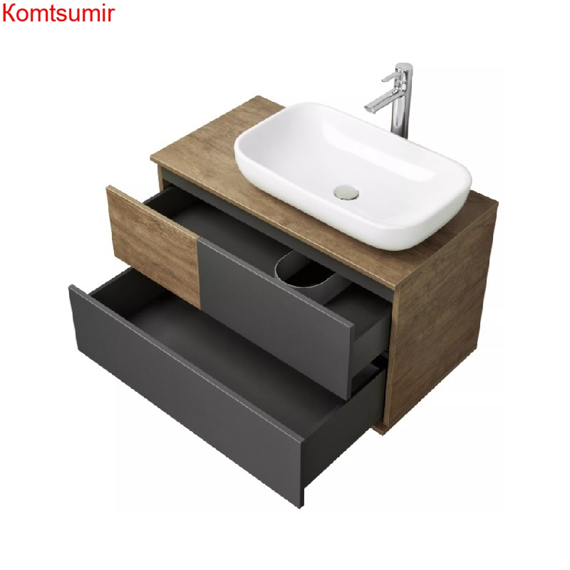 Тумба под раковину AQUATON Терра 85 подвесная, дуб кантри/антрацит (1A247201TEKA0) Тумба под раковину AQUATON Терра 85 подвесная, дуб кантри/антрацит (1A247201TEKA0)