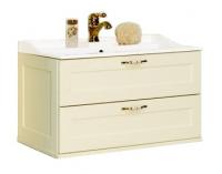 Тумба под раковину AQUATON Леон 80 подвесная, дуб бежевый (1A186301LBPR0)