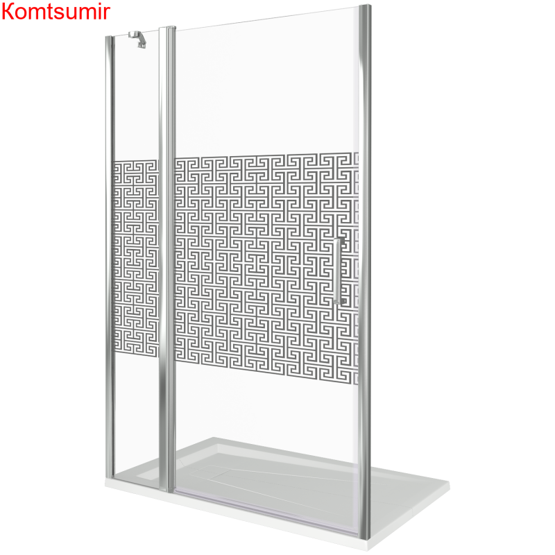 Душевая дверка в нишу 100х185 Good Door Fantasy WTW-100-F-CH ФА00018 распашная