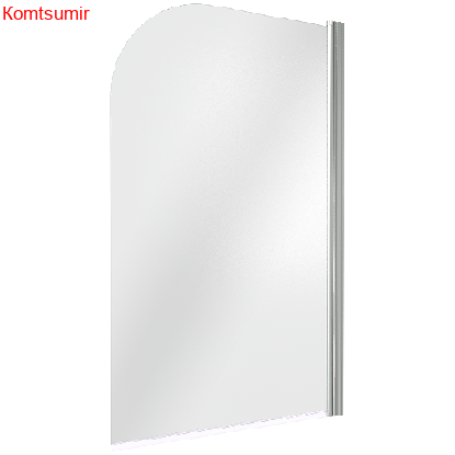 Шторка на ванну жёст. 80х140 Good Door H-80-C-CH Screen ПД00083 распашная