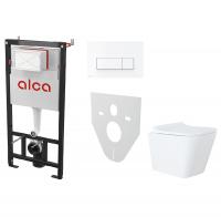 Сет инсталляция Alсa AM101/1120-4:1 RU M570-0001 + унитаз Teramo AZ-0052 с сиденьем микролифт