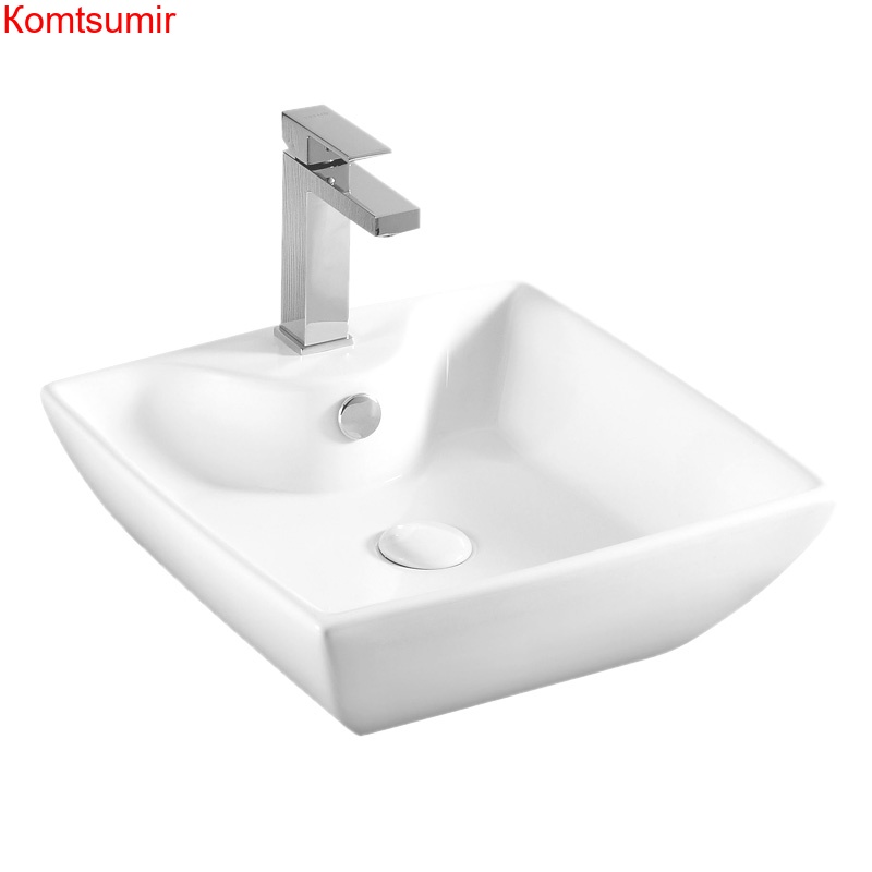 Раковина Azario 43.5х43.5х15, накладная, белая (AZ-4263)