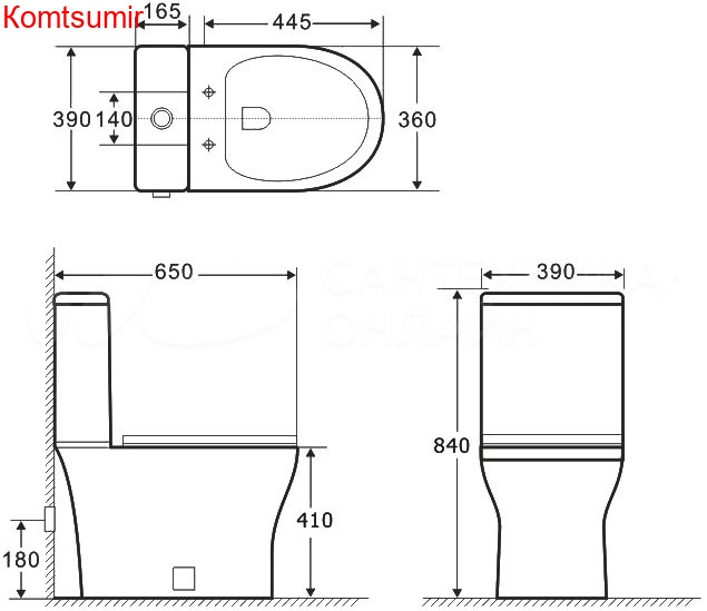 Унитаз напольный Aquanet Rimless Roll 2-C CL-12289 Унитаз напольный Aquanet Rimless Roll 2-C CL-12289