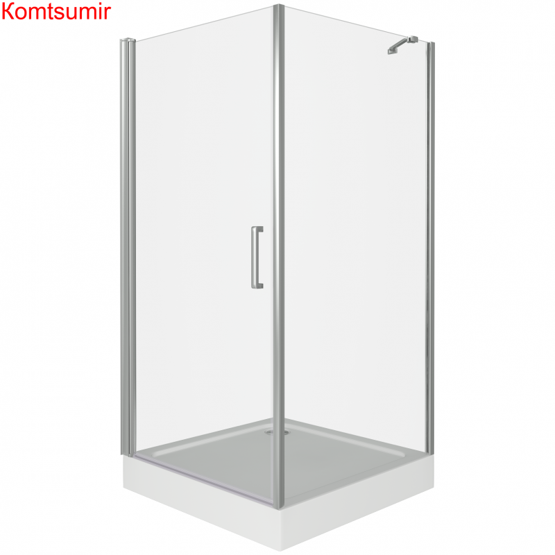 Душевой уголок поддон отдельно 90х90 квадратный Good Door Fantasy CR-90-C-CH ФА00023 Душевой уголок поддон отдельно 90х90 квадратный Good Door Fantasy CR-90-C-CH ФА00023