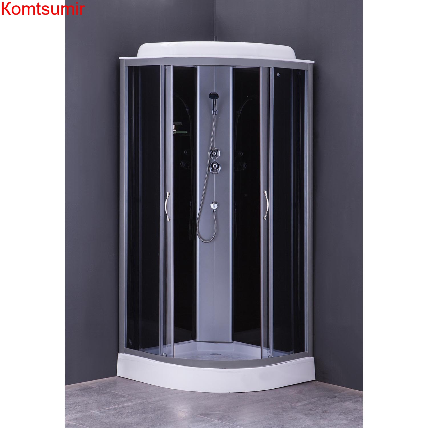 Душевая кабина Loranto 80х80х215, поддон 13 см (CS-6681G) Душевая кабина Loranto 80х80х215, поддон 13 см (CS-6681G)