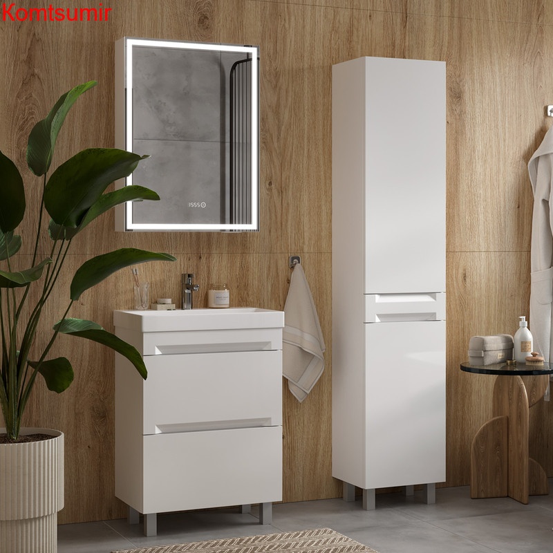 Пенал напольный с корзиной Corner 40