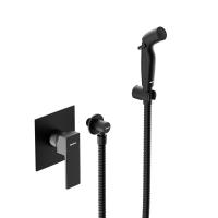 Damixa 537510300 Gala Смеситель монтируемый в стену с гиг.душем, черный