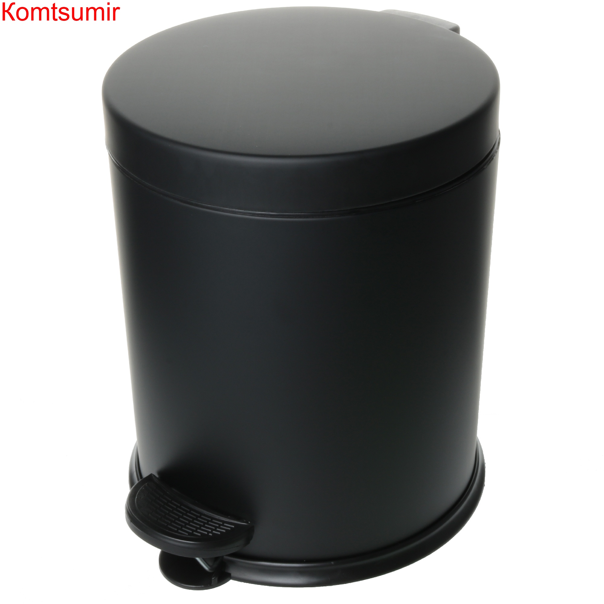 Ведро с крышкой (5 л) Fixsen, черный FX-34024B