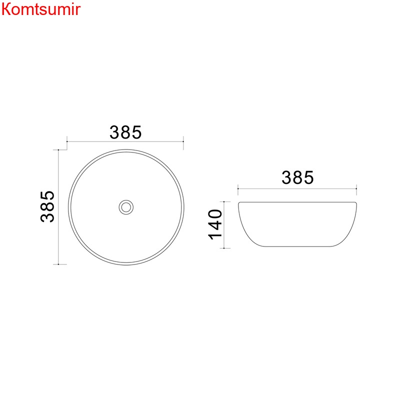 Раковина Trend ультратонкая (XML4003-2-B20)