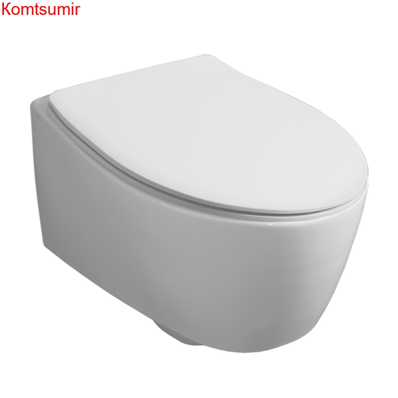 Унитаз подвесной Simas Lft Spazio 350х520х390 безободковый, с креплением F85, цвет белый (LFT18bi)