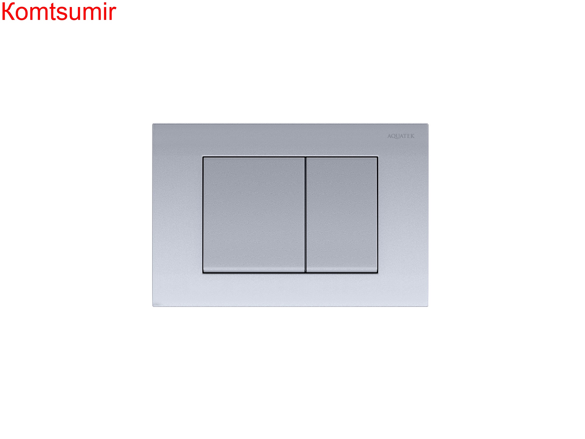Панель смыва Aquatek Хром матовая (клавиши квадрат) KDI-0000011