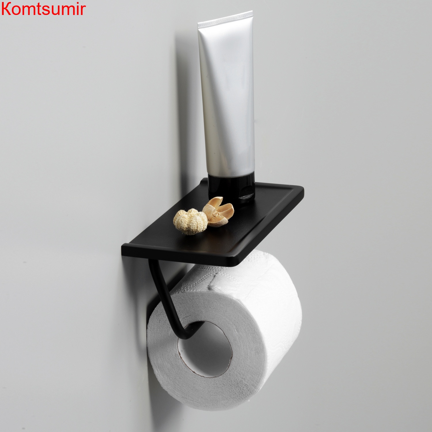 WasserKRAFT K-1525 Держатель туалетной бумаги с полочкой для телефона