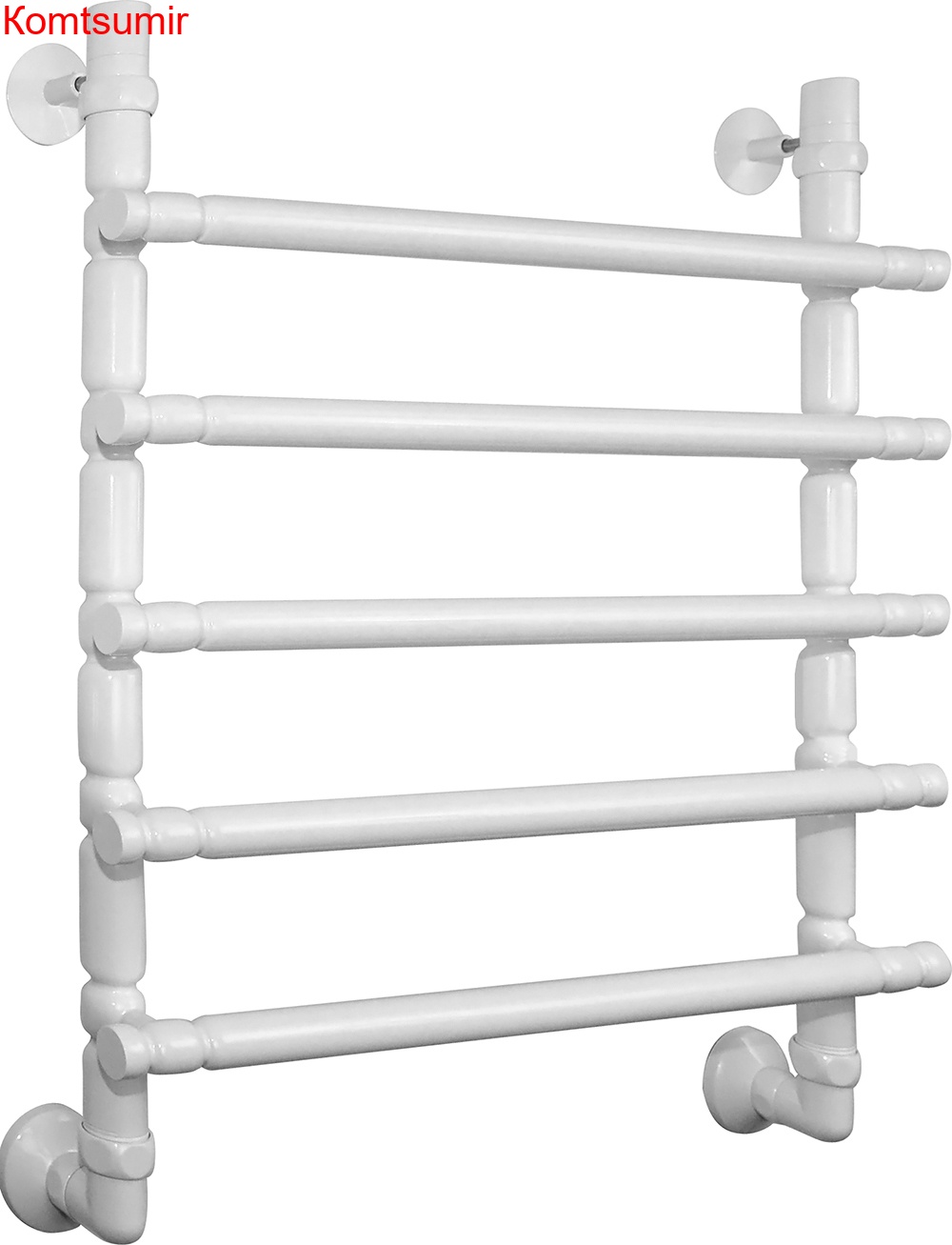 Полотенцесушитель водяной Двин Bubble 3 60/50 1"-3/4"-1/2" белый