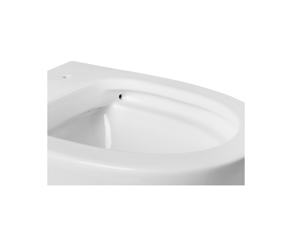 Унитаз подвесной безободковый AQUATEK НИКА AQ2009-00 525*365*360 мм, горизонтальный выпуск, тонкое сиденье с механизмом плавного закрывания, крепеж