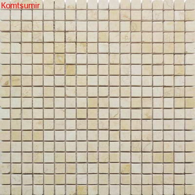 Мозаика Caramelle Mosaic Botticino POL 15x15х4 Мозаика Caramelle Mosaic Botticino POL 15x15х4