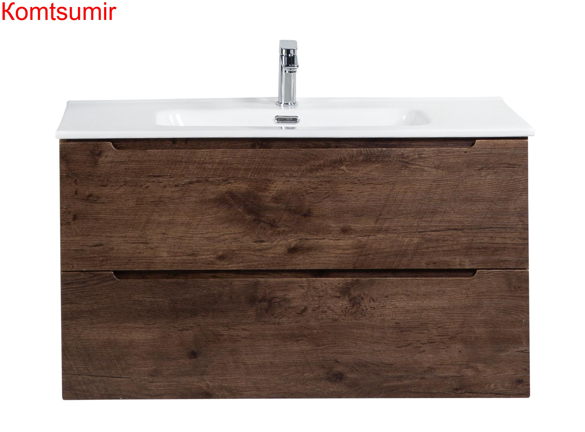 База под раковину подвесная BelBagno ETNA-1000-2C-SO-RW-P Rovere Moro