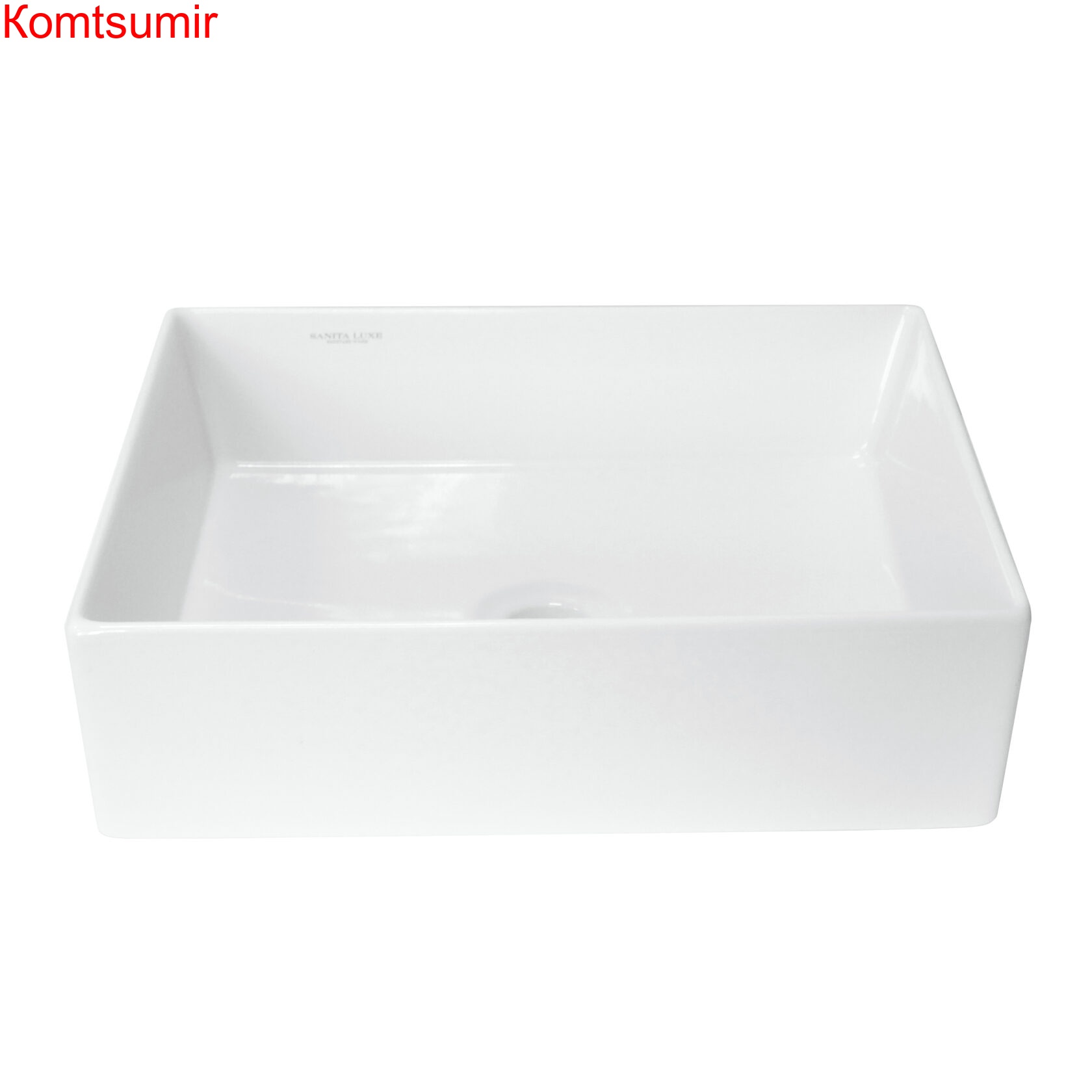 Раковина накладная Sanita Luxe Novel Slim-40 400х349х110, белая (NOV40SLWB01S)