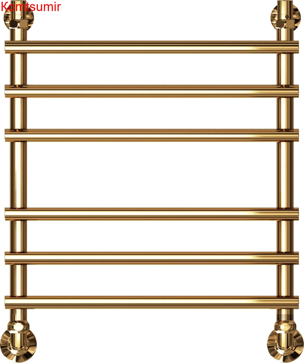 Полотенцесушитель водяной Двин F primo 60/50 1" - 3/4" - 1/2" золотой хром