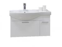 Тумба под раковину AQUATON Инди 80 подвесная, белая (1A188401ND010)