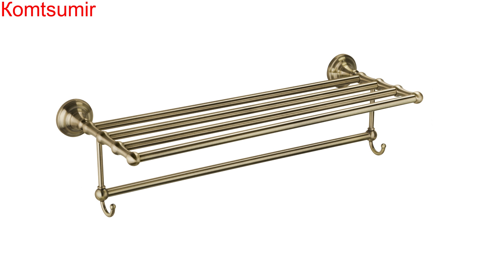 Полка для полотенец с крючками Fixsen Retro FX-83815A