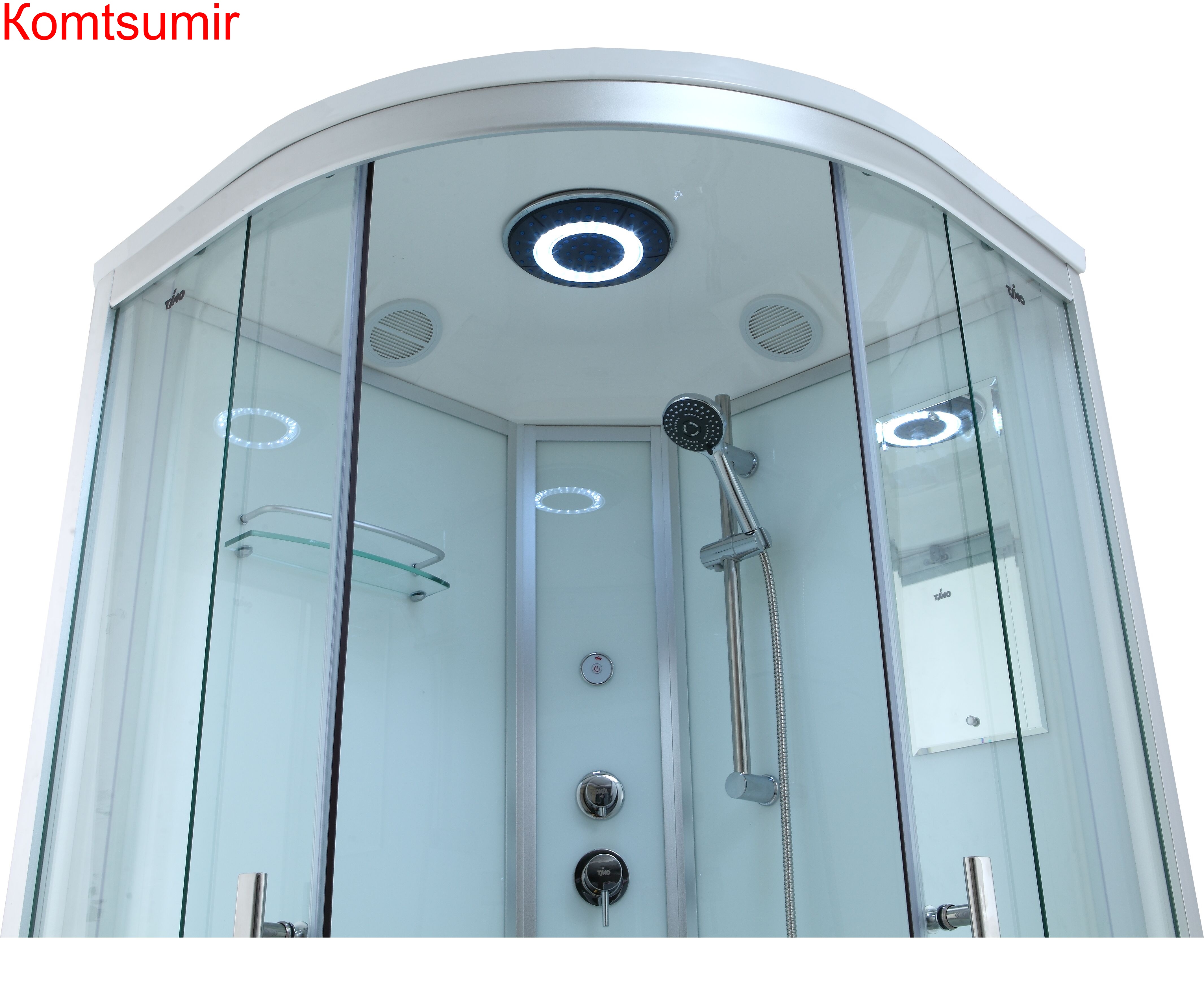 Timo Standart T-6609 Silver душевая кабина (90*90*220), шт Timo Standart T-6609 Silver душевая кабина (90*90*220), шт