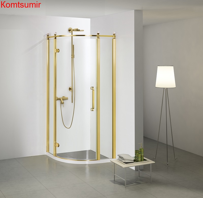 Душевое ограждение Azario ONTARIO 900*900*2000 L, без поддона, 8 мм