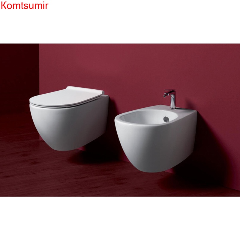 Унитаз подвесной Simas Vignoni "Rimless" 365х560х340 безободковый, с креплением F85, белый матовый (VI18bi matt)